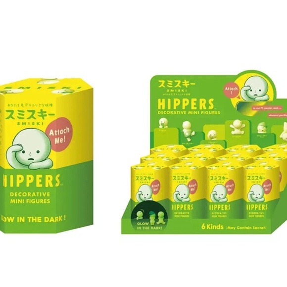 SMISKI Hippers “GLOW IN THE DARK!” Figures 6 different kinds - 1 Box -Oct 2024 - Picture 9 of 15